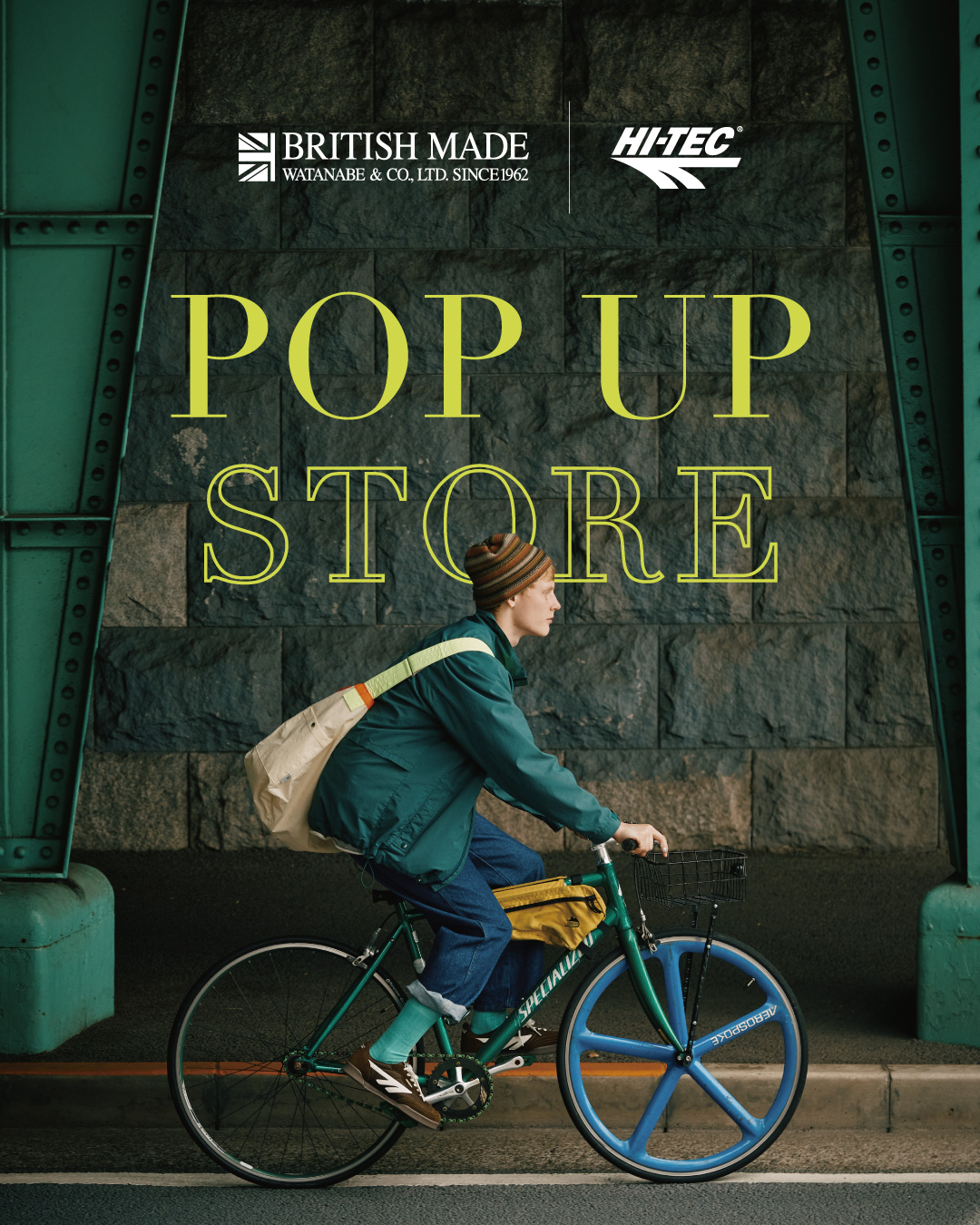 HI-TEC POP-UP STORE @BRITISH MADE 渋谷店